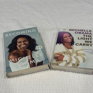 Michelle Obama Book Collection - Gray and White Covers